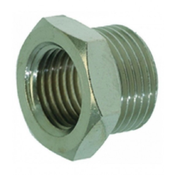 RACCORDO Diam. 3/8M-1/4F NICHELATO