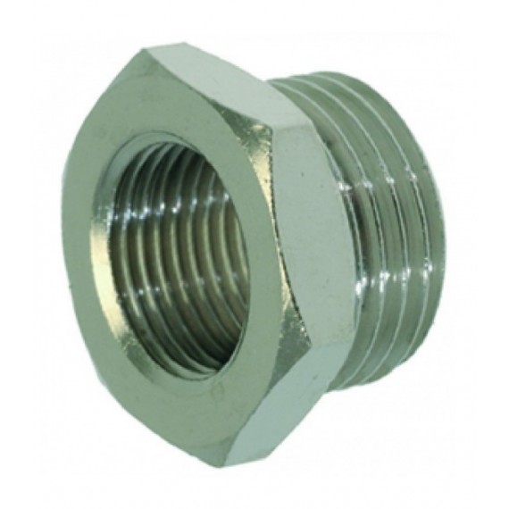 RACCORDO Diam. 1/2M-3/8F NICHELATO
