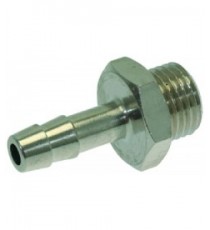RACCORDO PORTAGOMMA Diam. 1/4M Diam. 7 NICHEL