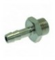 RACCORDO PORTAGOMMA Diam. 1/4M Diam. 7 NICHEL