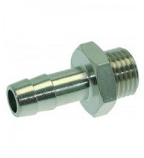 RACCORDO PORTAGOMMA Diam. 1/4M Diam. 9 NICHEL