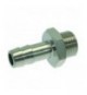 RACCORDO PORTAGOMMA Diam. 1/4M Diam. 9 NICHEL