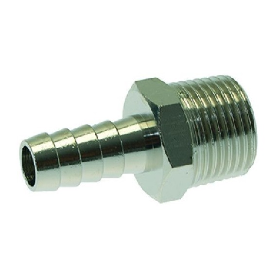 RACCORDO PORTAGOMMA Diam. 3/8M Diam. 9 NICHEL