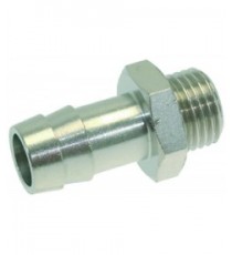 RACCORDO PORTAGOMMA Diam. 1/4M Diam. 12 NICHEL