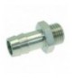 RACCORDO PORTAGOMMA Diam. 1/4M Diam. 12 NICHEL