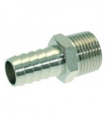 RACCORDO PORTAGOMMA Diam. 3/8M Diam. 12 NICHEL