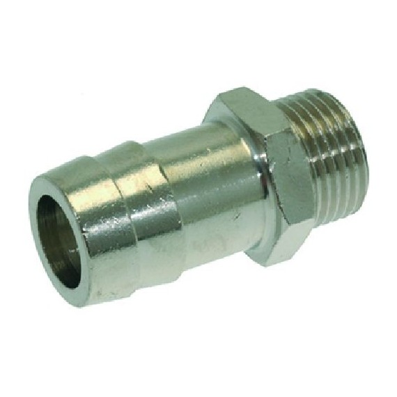 RACCORDO PORTAGOMMA Diam. 3/8M Diam. 17 NICHEL