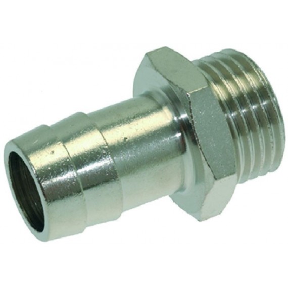 RACCORDO PORTAGOMMA Diam. 1/2M Diam. 17 NICHEL
