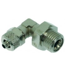 RACCORDO AD ANGOLO 1/4M Diam. 6/4 NICHEL