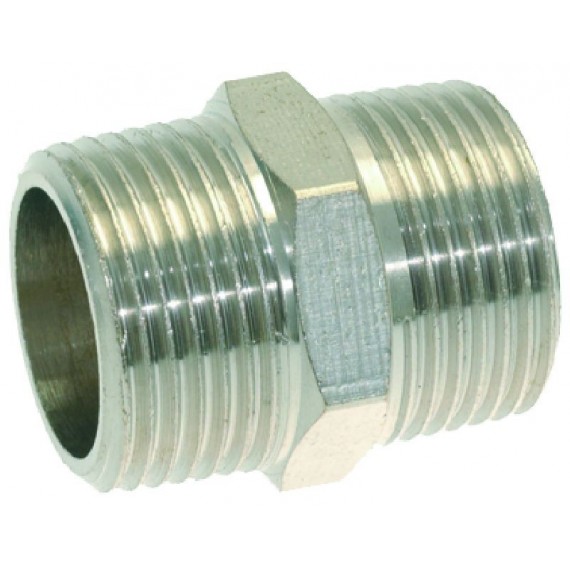 RACCORDO Diam. 3/4M-3/4M NICHELATO