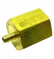 RACCORDO PORTAGOMMA Diam. 1/4F Diam. 4 OTTONE