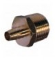 RACCORDO PORTAGOMMA Diam. 1/8M Diam. 2,7 OTTONE