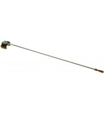 SPAZZOLONE OTTONE GIREVOLE MEZZALUNA