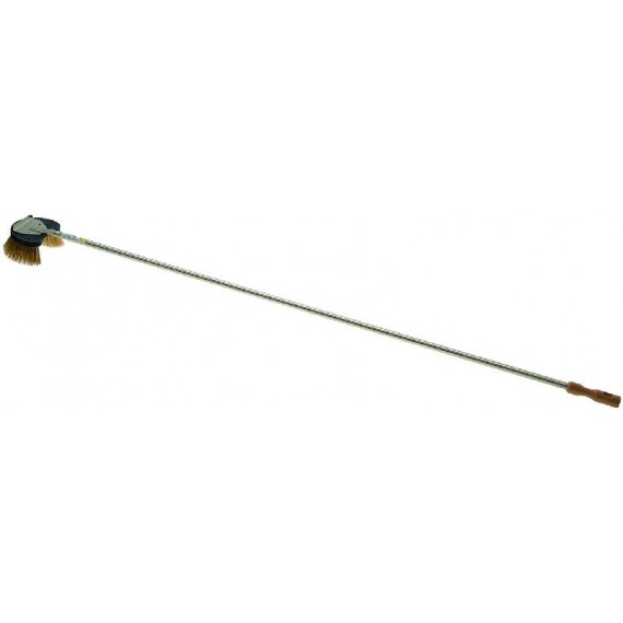 SPAZZOLONE OTTONE GIREVOLE MEZZALUNA