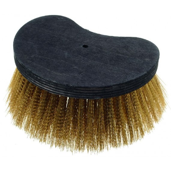 SPAZZOLA OTTONE MEZZALUNA