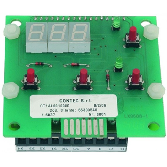 SCHEDA ELETTRONICA COMANDI 70x70 mm