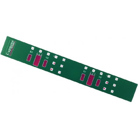 TARGA ELETTRONICA VERDE 760x108 mm