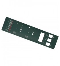 TARGA COMANDI VERDE 425X115 mm
