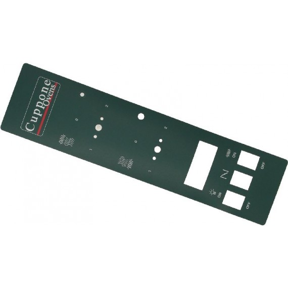 TARGA COMANDI VERDE 425X115 mm