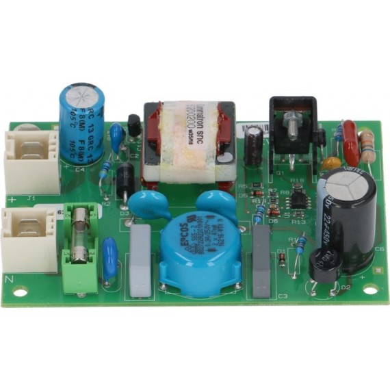 SCHEDA ELETTRONICA ALIMENTATORE 105x72mm