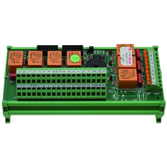 SCHEDA 7 RELE C/BEEP MOPRO R&D