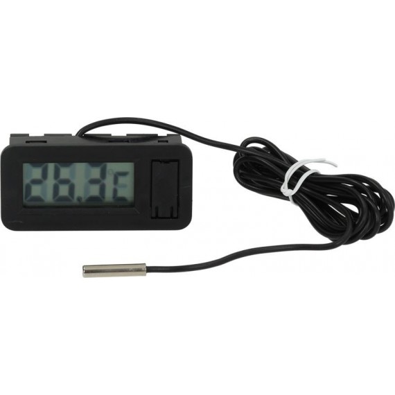 TERMOMETRO DIGITALE -50+70C NERO