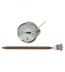 TELETERMOMETRO BIANCO Diam. 60 mm 0-400C
