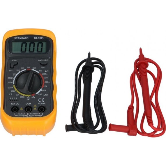 MULTIMETRO DIGITALE ST-992L NERO