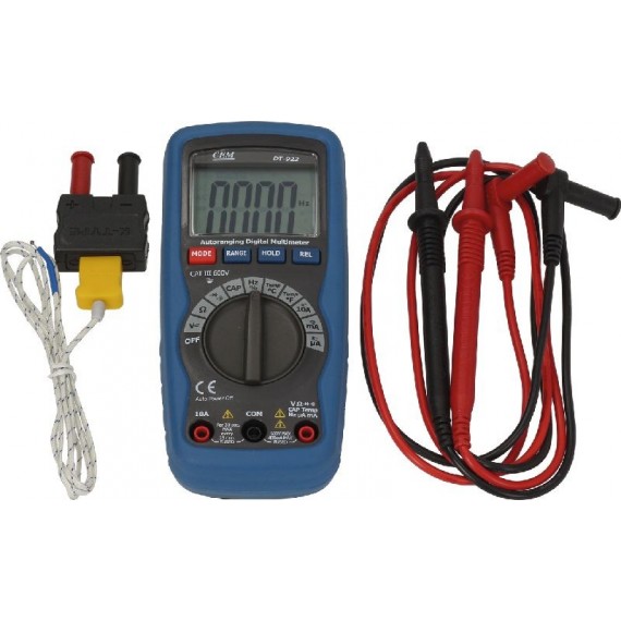 MULTIMETRO DIGITALE CEM DT-922 BLU