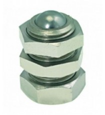 SCROCCHETTO PORTA NICHELATO Diam. 13x24 mm
