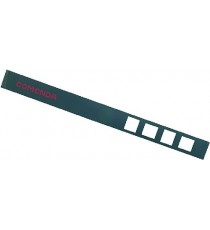 TARGA COMANDI ADESIVA 450x40 mm