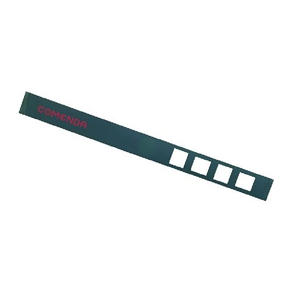 TARGA COMANDI ADESIVA 450x40 mm