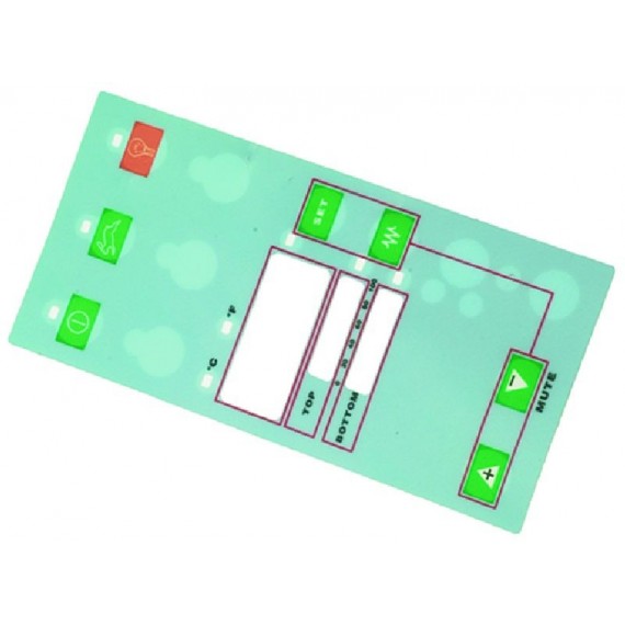 TARGA ELETTRONICA ADESIVA 140x68 mm