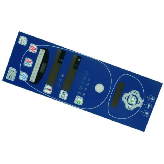 TARGA ELETTRONICA BLU