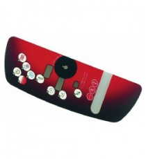 TARGA ELETTRONICA ROSSA