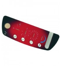 TARGA ELETTRONICA ROSSA