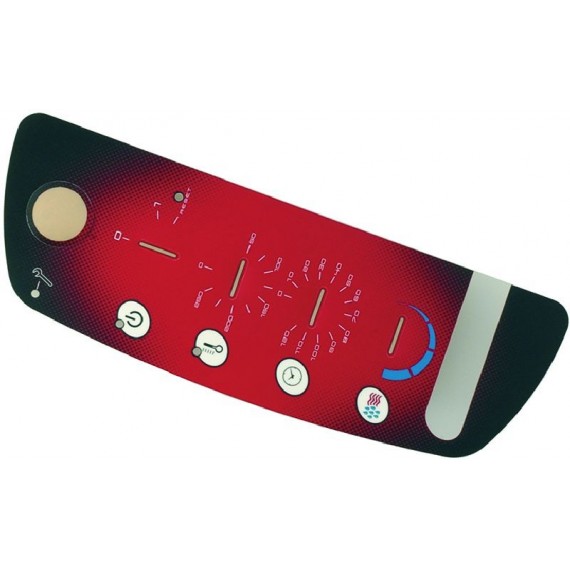 TARGA ELETTRONICA ROSSA