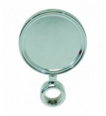 MEDAGLIONE TONDO CROMATO Diam. 90 mm