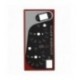 TARGA MECCANICA ADESIVA 227x112 mm
