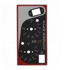TARGA MECCANICA ADESIVA 227x112 mm