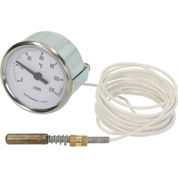 TELETERMOMETRO BIANCO Diam. 60 mm 0-120C