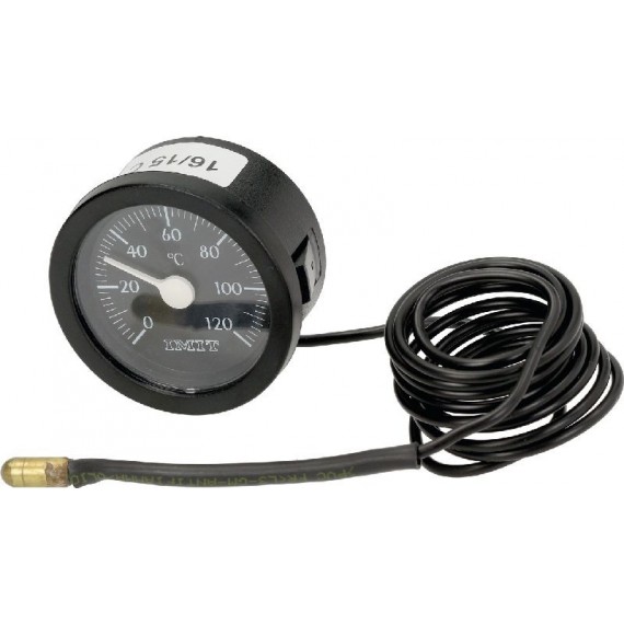 TELETERMOMETRO NERO Diam. 52 mm 0-120C