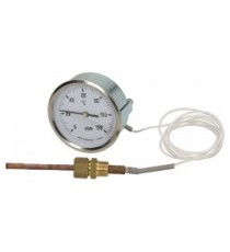 TELETERMOMETRO BIANCO Diam. 80 mm 0-120C