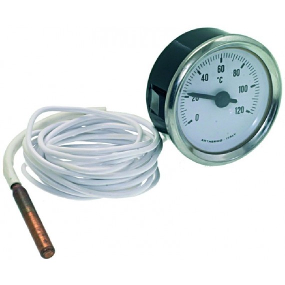 TERMOMETRO BIANCO Diam. 52 mm 0-120C