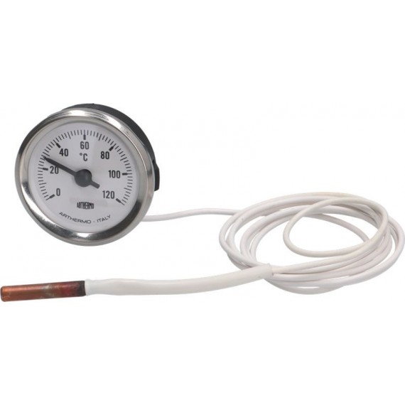 TELETERMOMETRO BIANCO Diam. 52 mm 0-120C