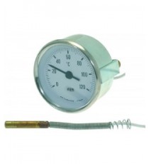 TELETERMOMETRO BIANCO Diam. 60 mm 0-120C