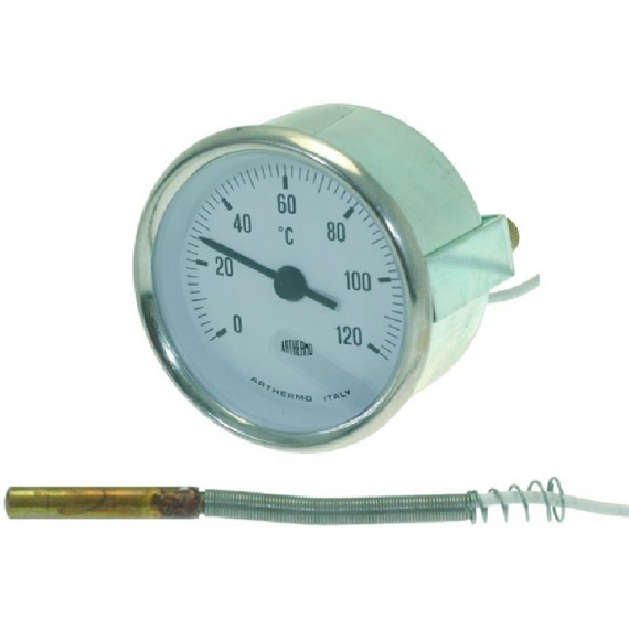 TELETERMOMETRO BIANCO Diam. 60 mm 0-120C