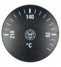 MANOPOLA NERA Diam. 41 mm 0-210C