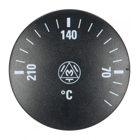 MANOPOLA NERA Diam. 41 mm 0-210C