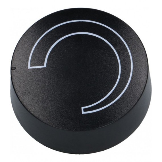 MANOPOLA NERA Diam. 41 mm SERIGRAFATA